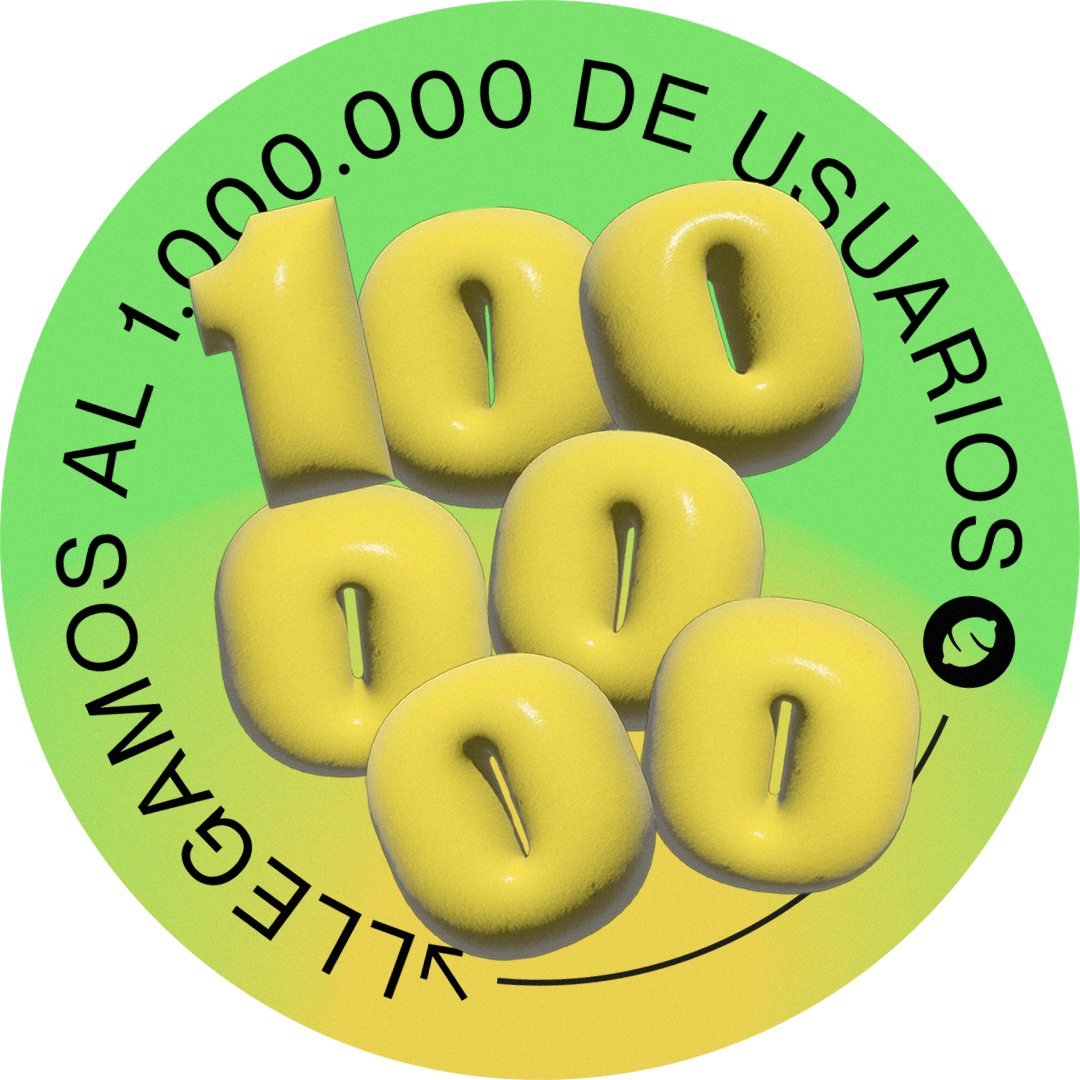 Lemon - 1M users 🍋 🚀 POAP image