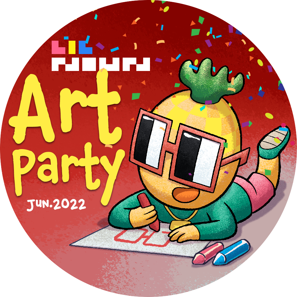 Lil Nouns Art Party Guest POAP image