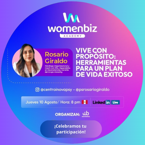 Live with Purpose | WomenBiz POAP image