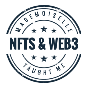Mademoiselle taught me - NFTs & Web3 POAP image