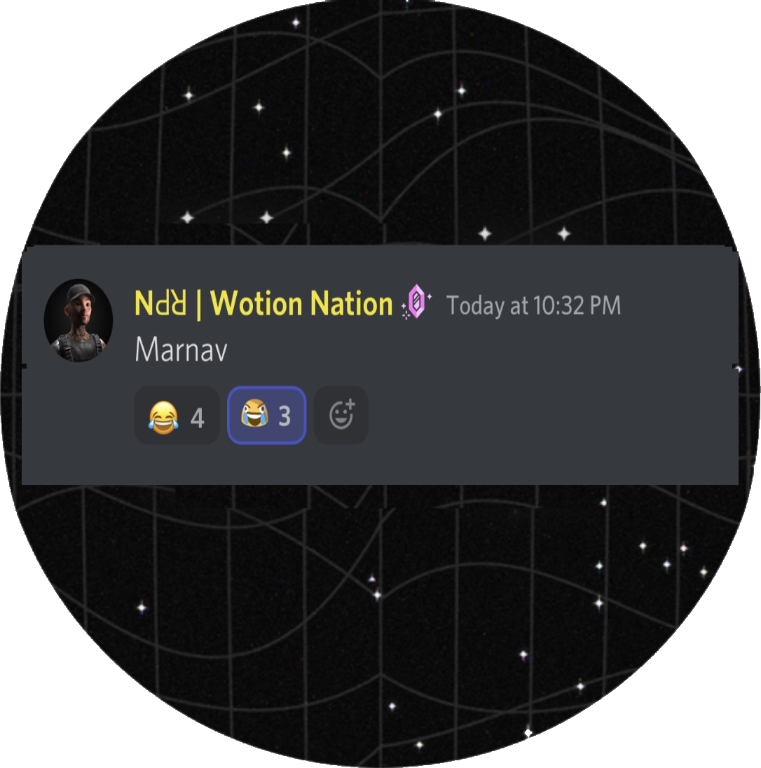 Manav officially becoming Marnav POAP image