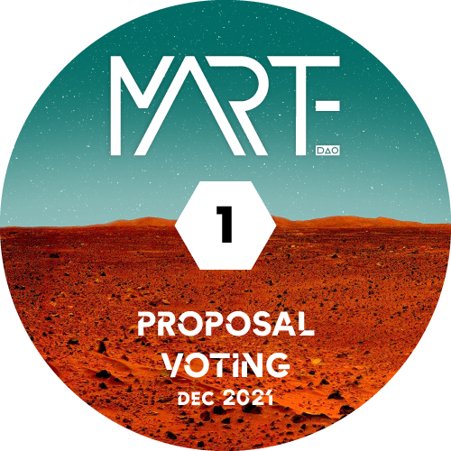 MARTE DAO - Proposal Voting #001 POAP image