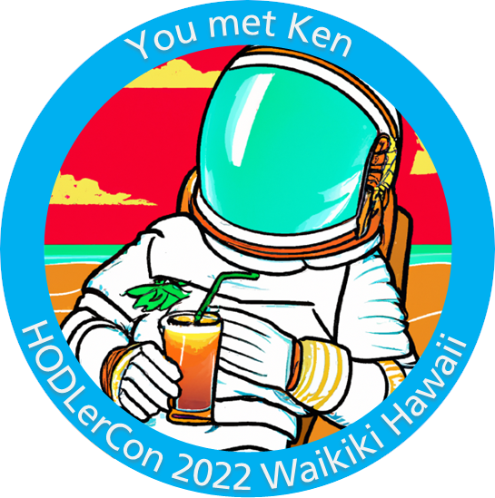 Meeting Ken at HODLerCon 2022 POAP image
