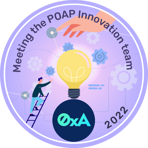 Meeting the Innovation Team '22 - 0xA x POAP POAP image