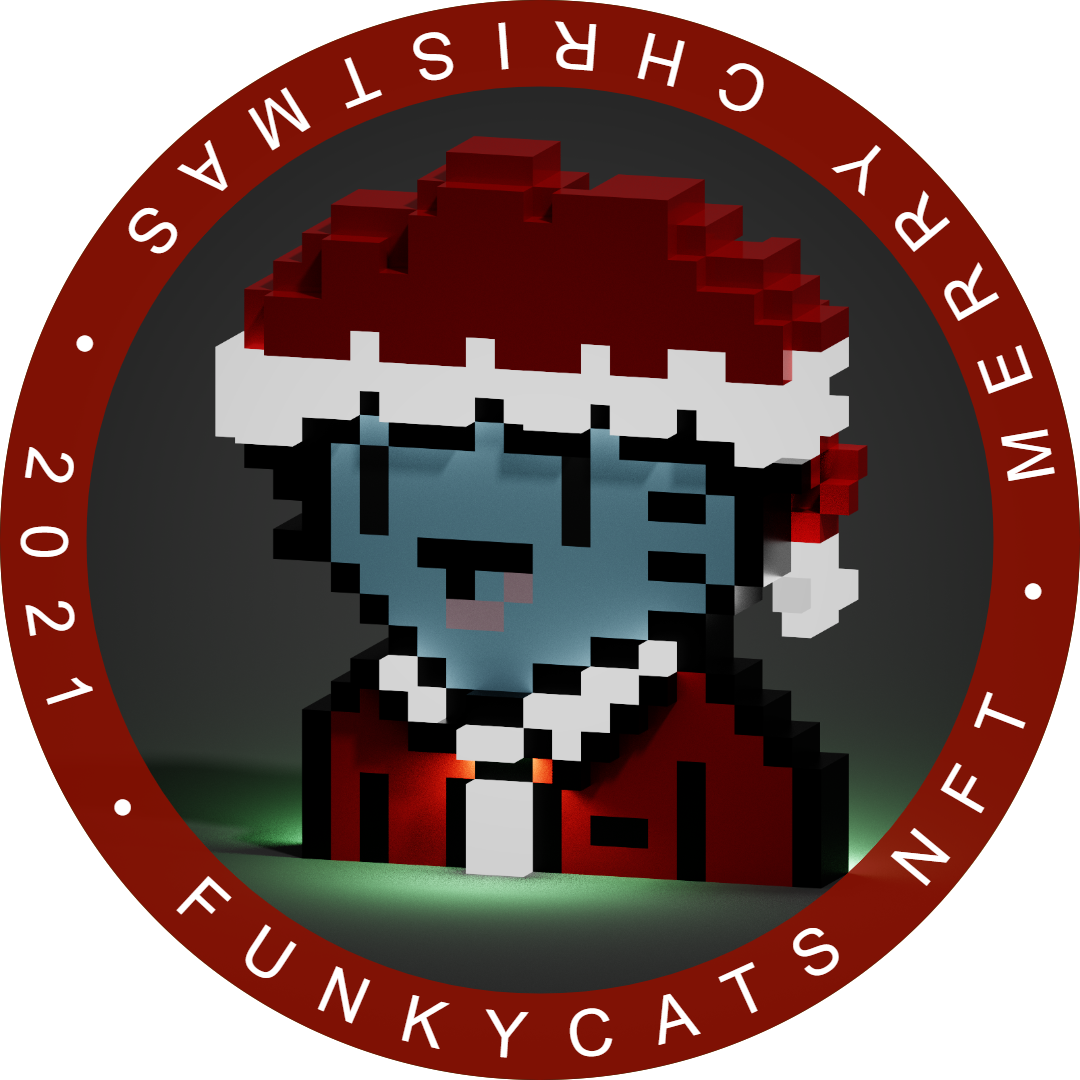 Merry Christmas Funky Cats 2021 POAP image