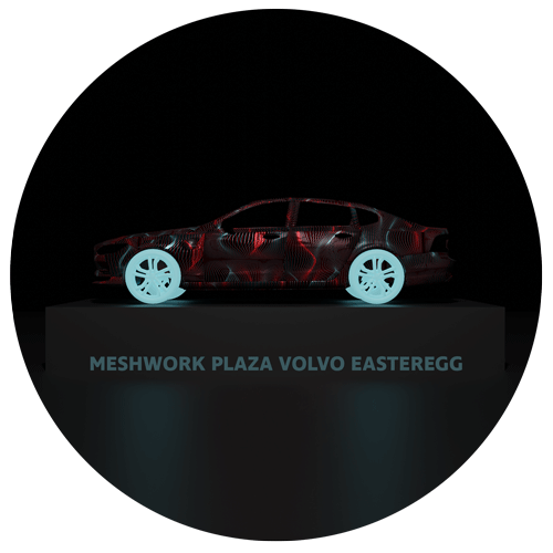 Meshwork Volvo Easter Egg POAP image