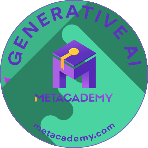 Metacademy: Generative AI Course Completion POAP image