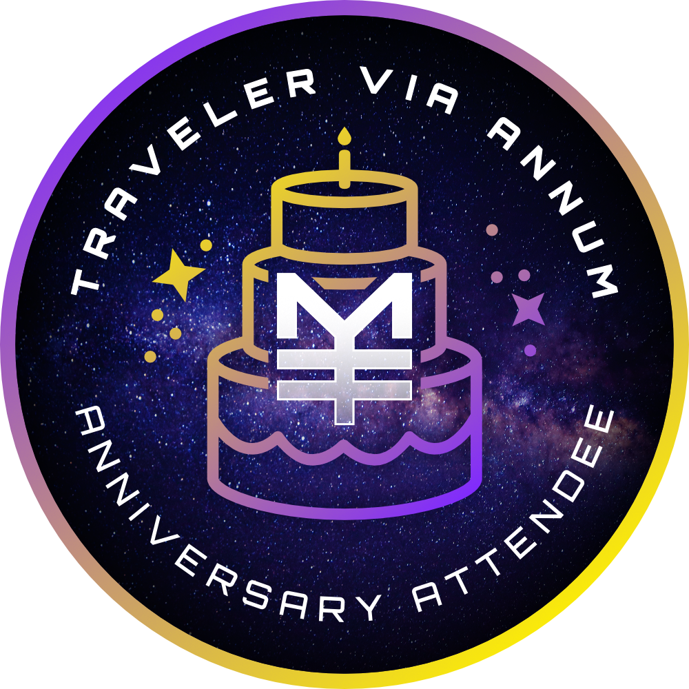MetaTravelers 1 Year Anniversary POAP image