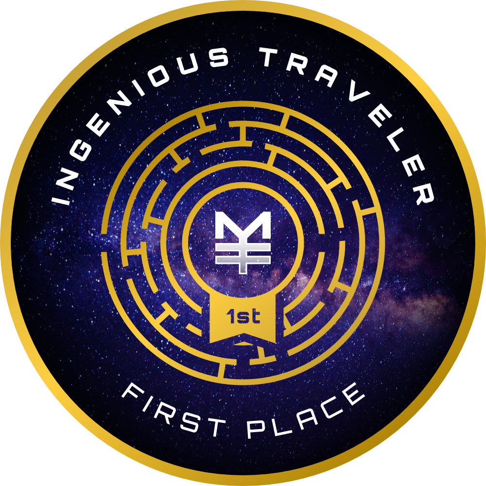 MetaTravelers Ingenious Traveler First Place FEB1422 POAP image