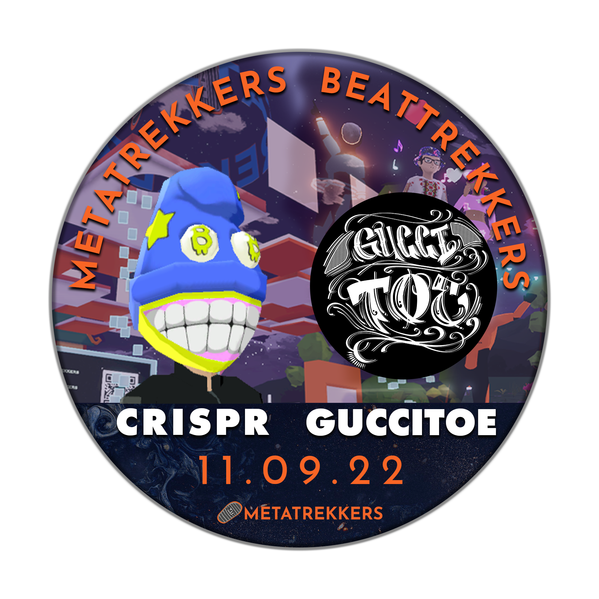 MetaTrekkers presents BeatTrekkers: Semi-Finals Round 3 CRISPR vs. GucciToe POAP image