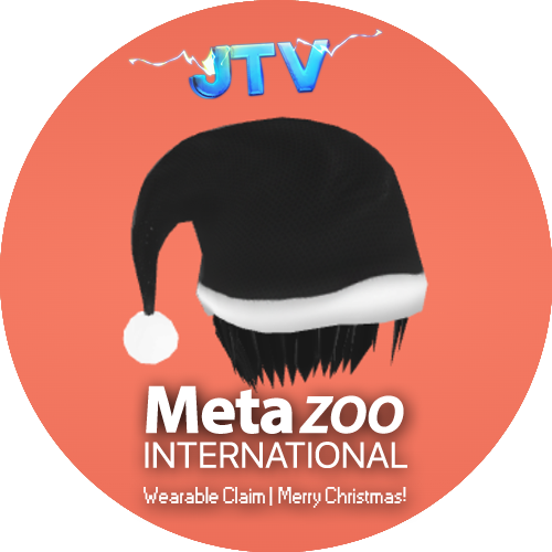 MetaZoo International Wearable Claim | Black Santa Hat Sponsored by JTV POAP image