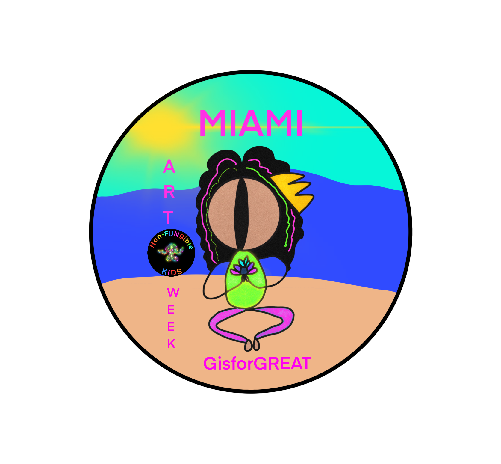 Miami Art Week 2022 Non-FUNgible KIDS  POAP image