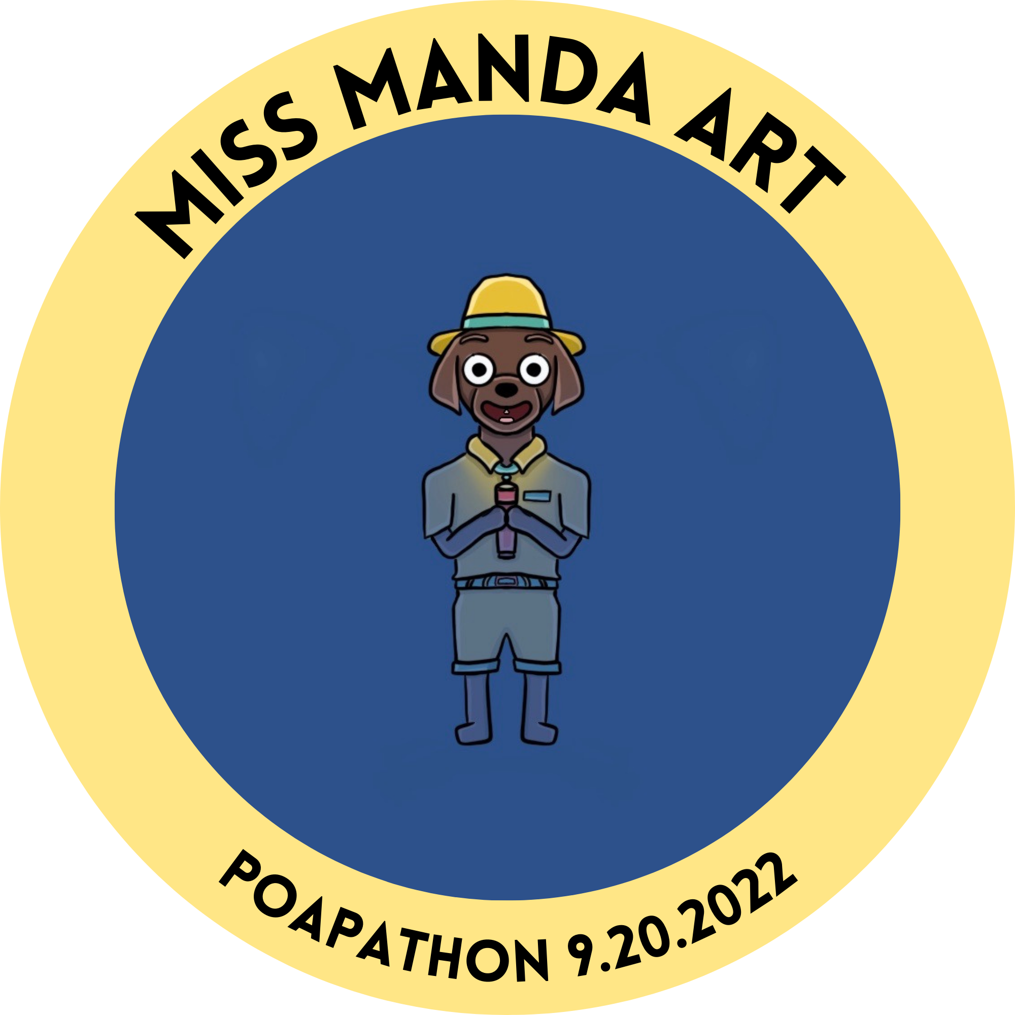 Miss Manda Art on POAPathon Anniversary Show 9.20.22 POAP image