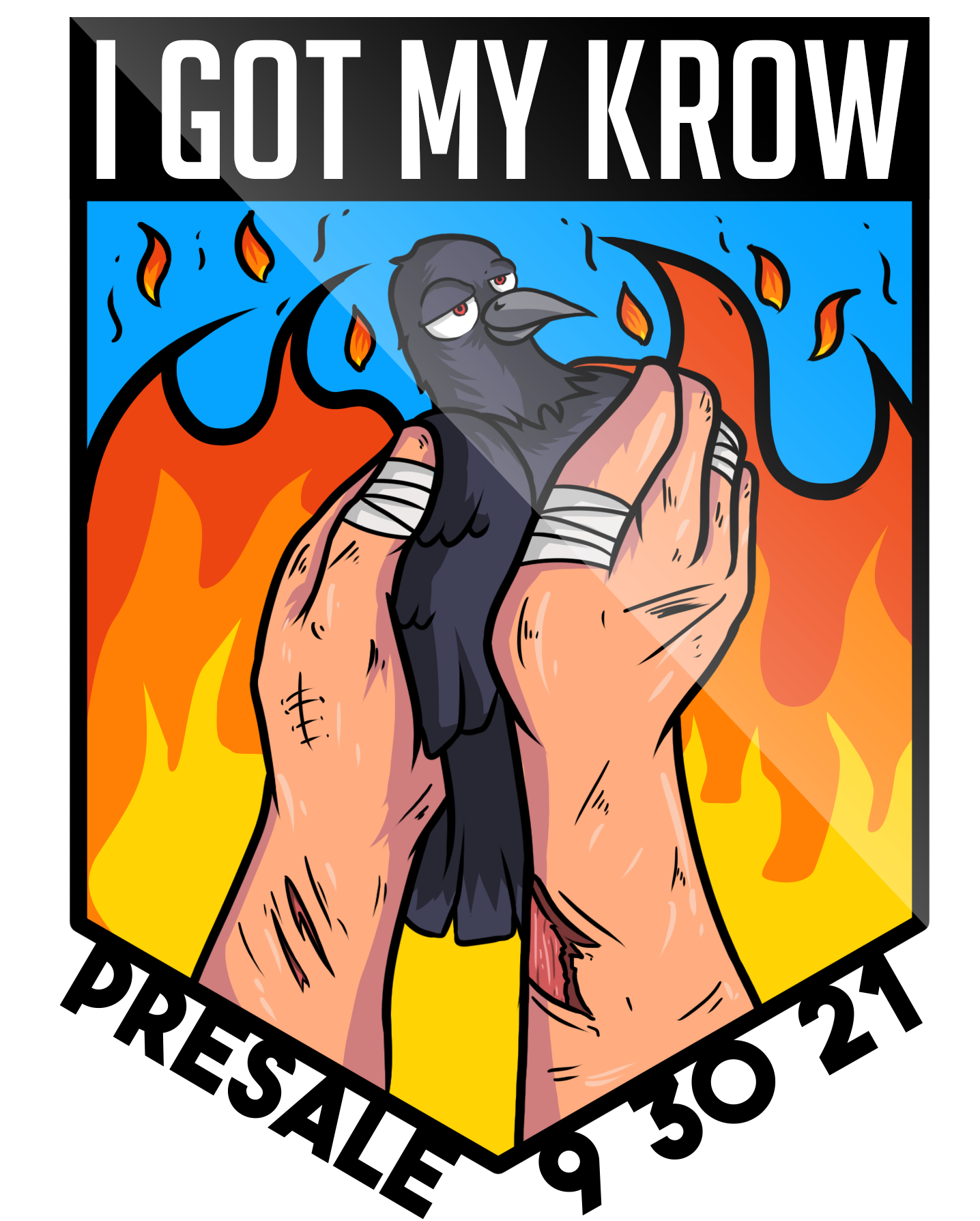 Moody Krows Presale Badge