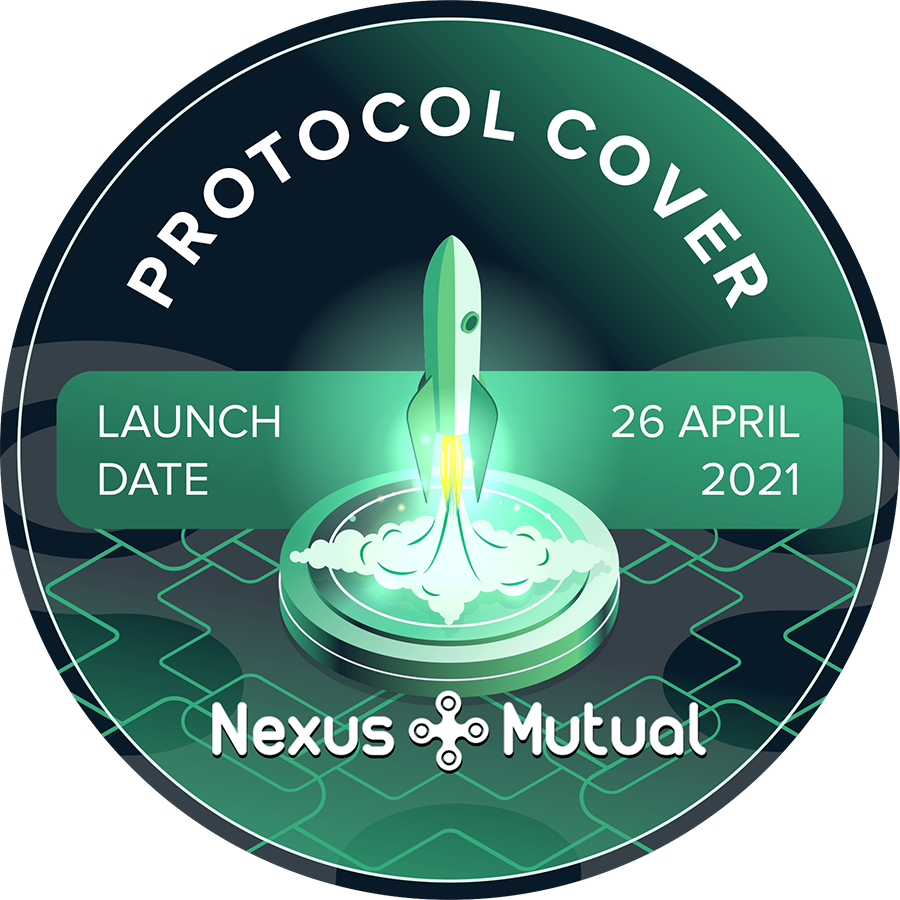Nexus Mutual Protocol Cover Launch 26 April 2021 POAP image