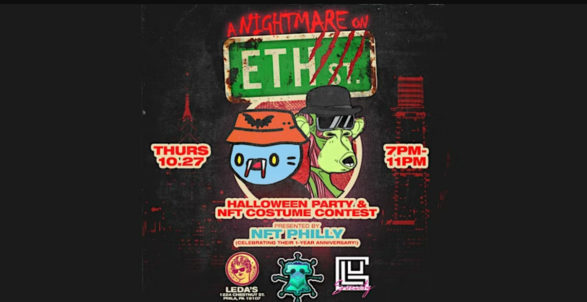 NFT Philly Nightmare on ETH Street Halloween Party POAP image