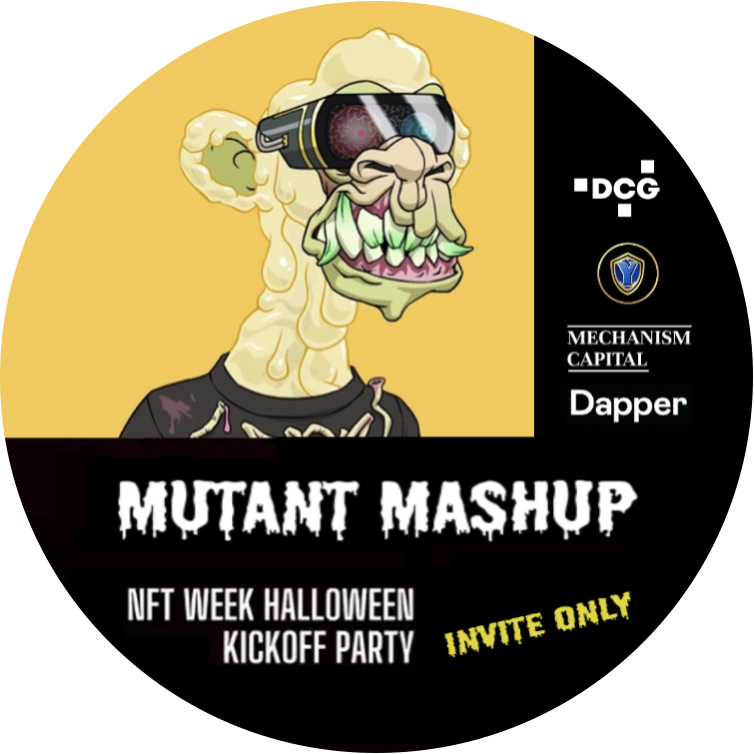 NFT WEEK KICK-OFF HALLOWEEN PARTY POAP image