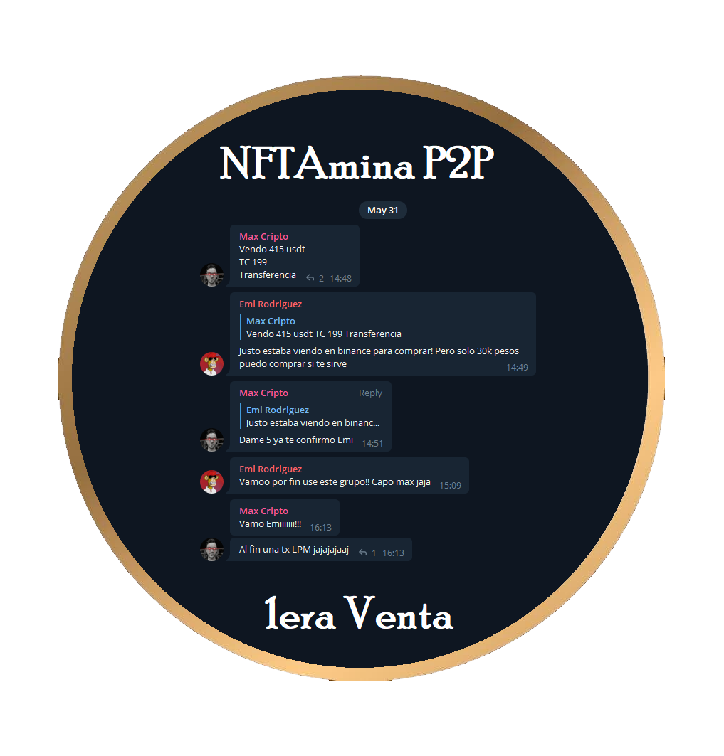 NFTAmina - 1era Venta P2P POAP image