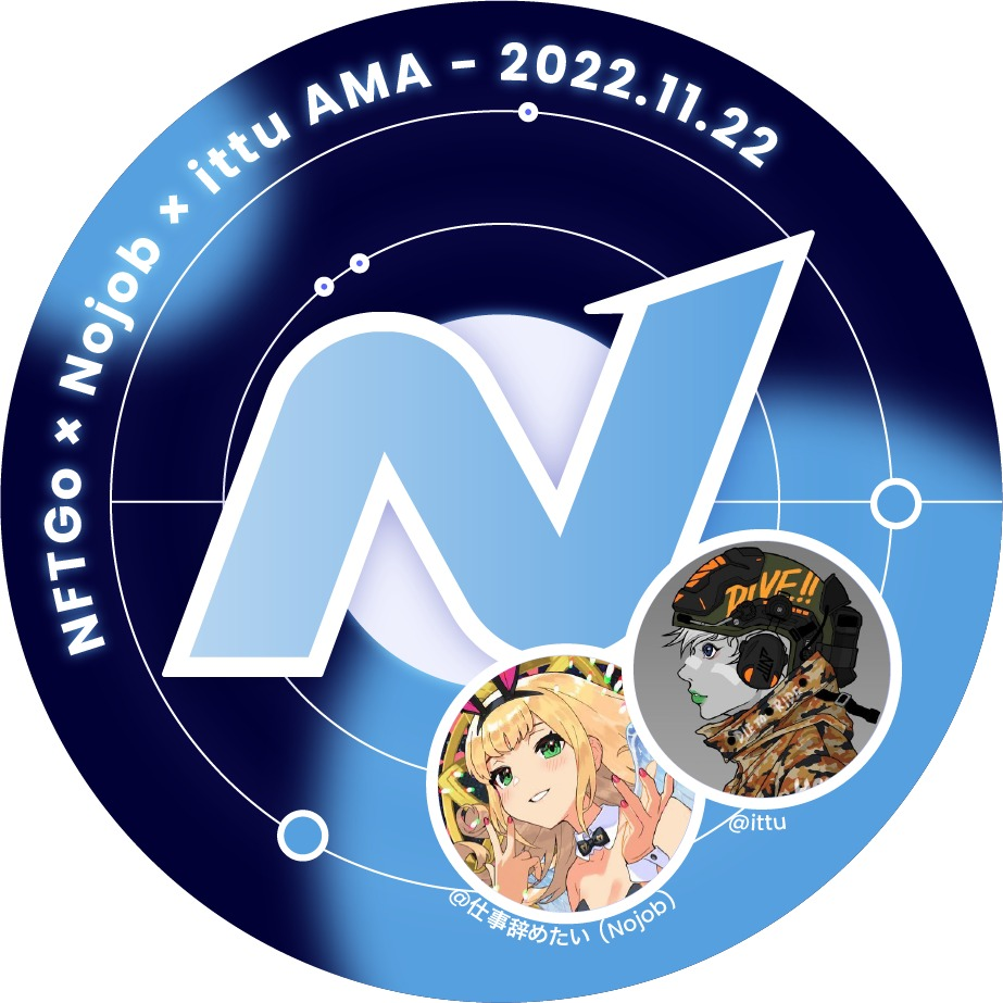NFTGo x Nojob x Ittudao Twitter Space POAP image