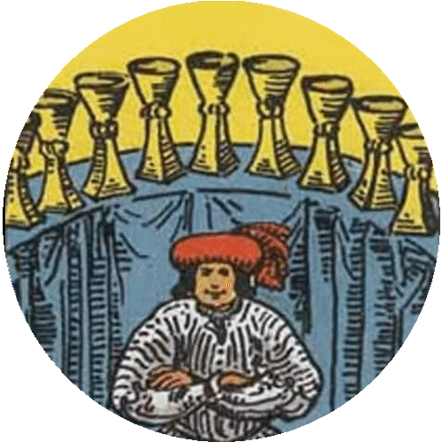 Nine of Cups - S1E5 That's T.H.A.T. POAP image