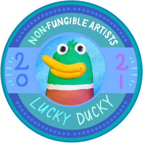 Non-Fungible Artists: Interview and Q&A with Lucky Ducky Founder, Jeremy Fisher  POAP image