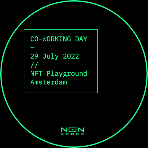 NonSpace Co-working Day #3 @ NFT Playground Amsterdam POAP image