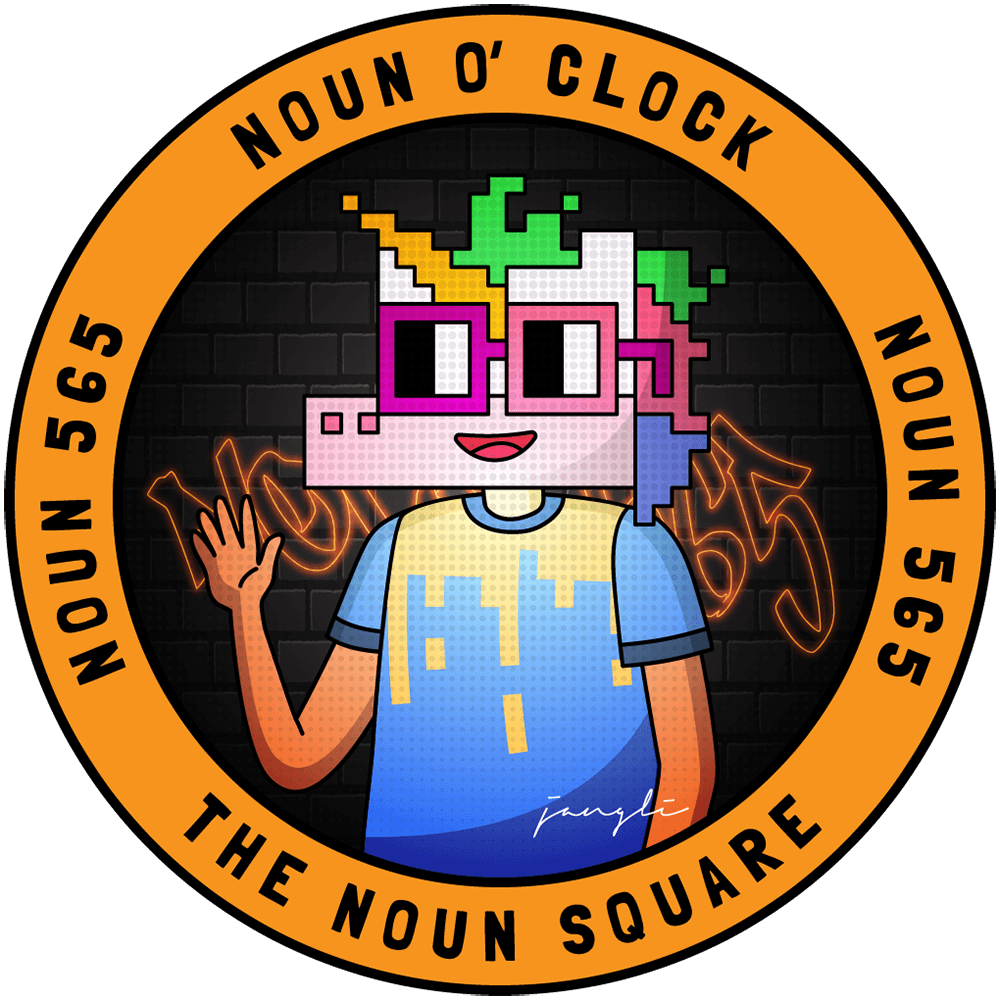 Noun O’ Clock #565 at The Noun Square POAP image