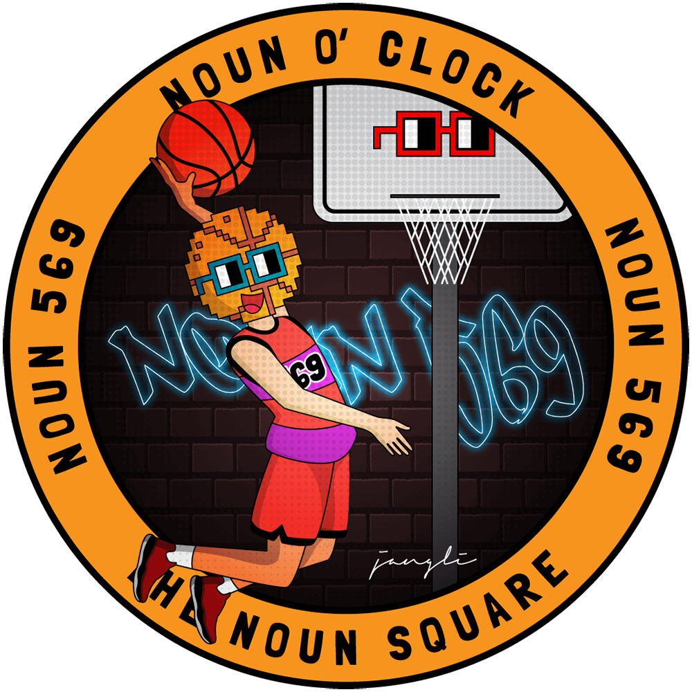 Noun O’ Clock #569 at The Noun Square POAP image