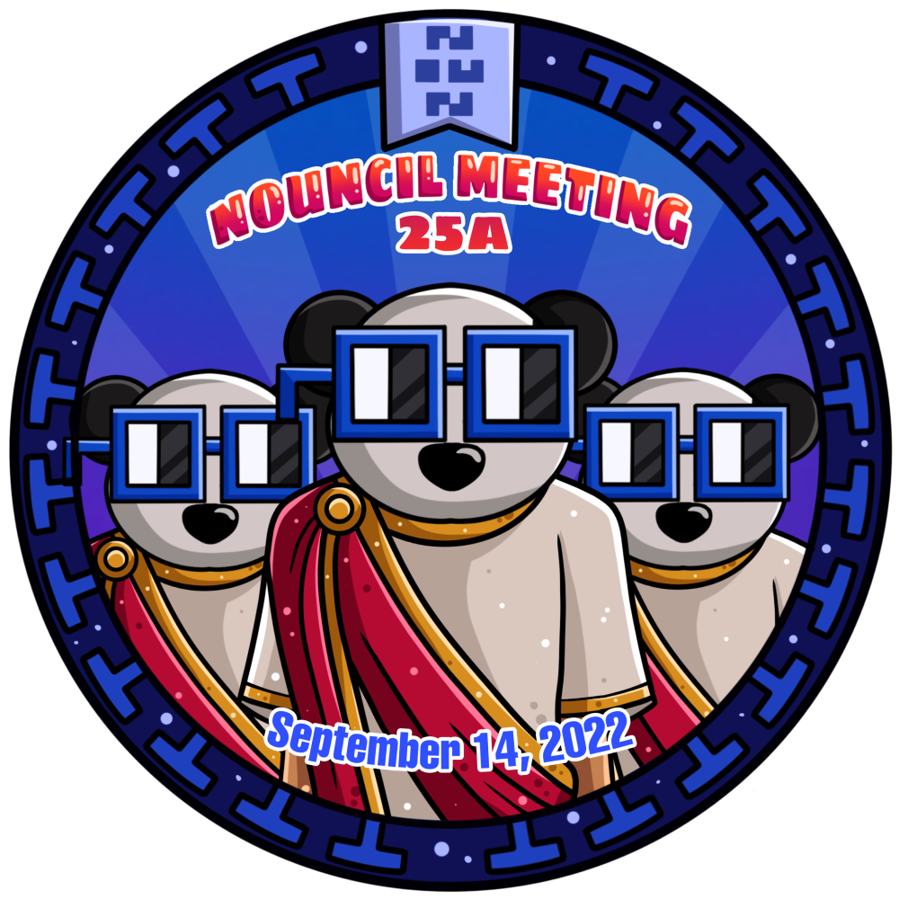 Nouncil Meeting 25a - Sep 14 2022 POAP image