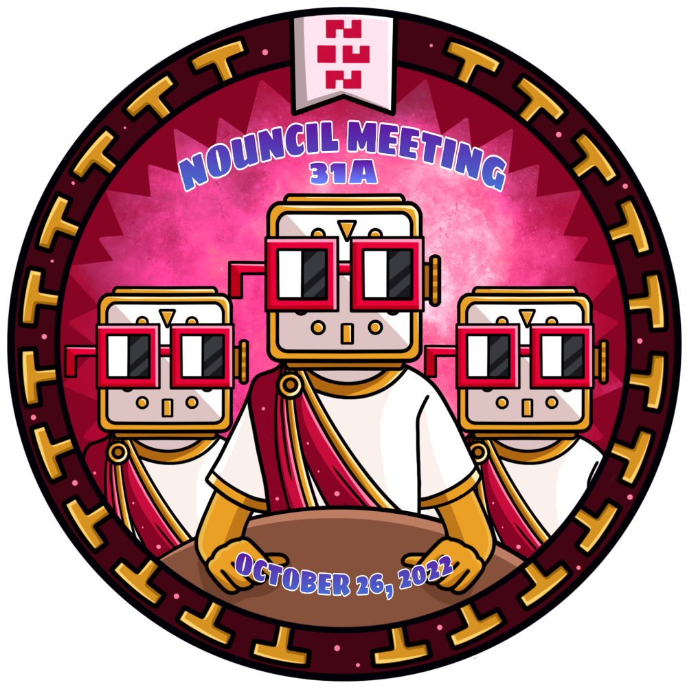 Nouncil Meeting 31a - Oct 26 2022 POAP image