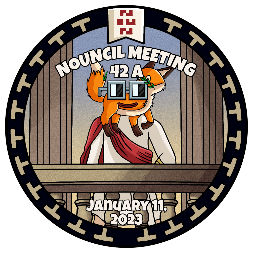 Nouncil Meeting 42a - Jan 11 2023 POAP image