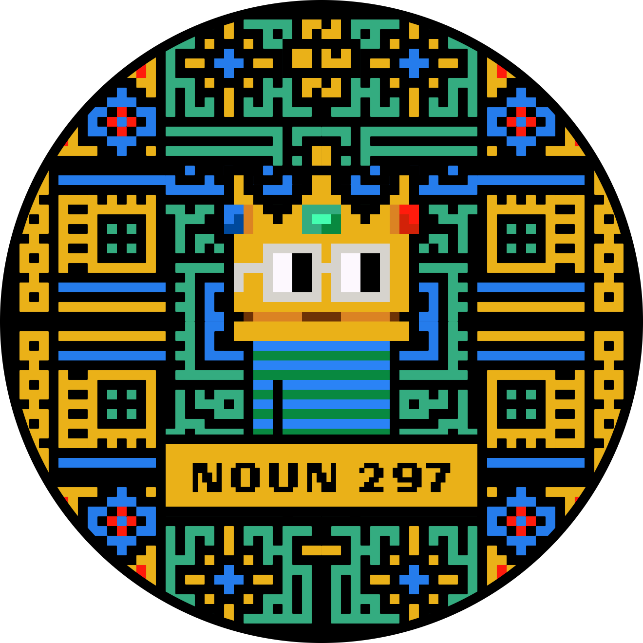 Drop #116521: Nouns Bidder POAP 297