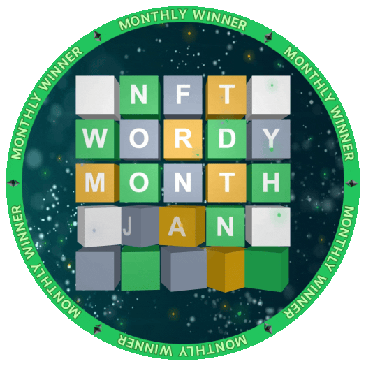 NTF WORDY Winner: JANUARY 2026 POAP image