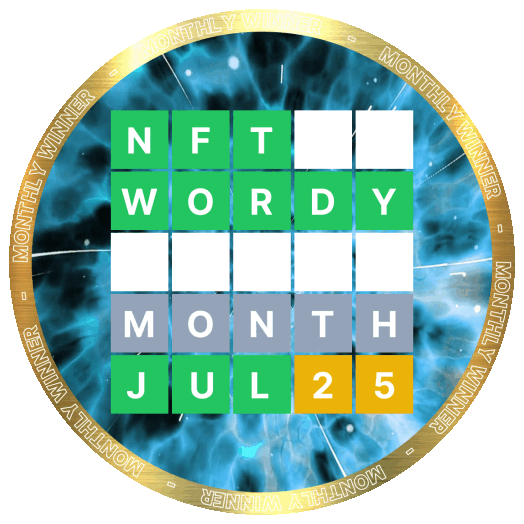 NTF WORDY Winner: JULY 2025 POAP image