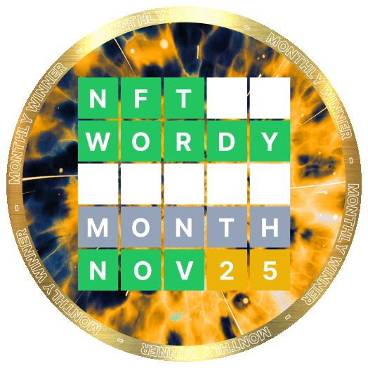 NTF WORDY Winner: NOVEMBER 2025 POAP image