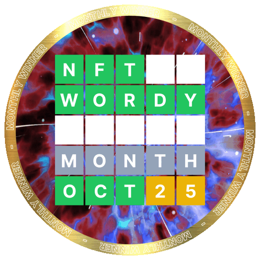 NTF WORDY Winner: OCTOBER 2025 POAP image
