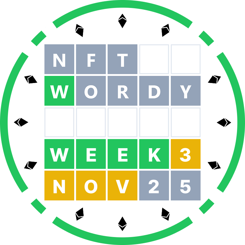 NTF WORDY Winner: WEEK 3 NOV 25 POAP image