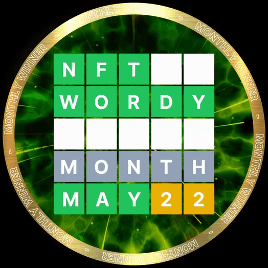 NTF WORDY Winners: MAY 2022 POAP image