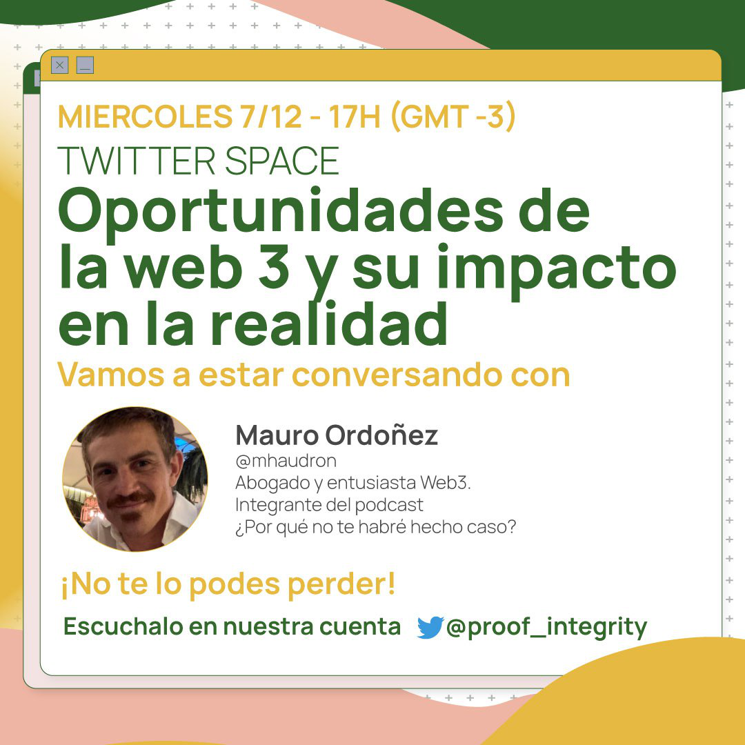 Proof of Integrity Spaces - Oportunidades de la Web3 y su impacto en la realidad POAP image