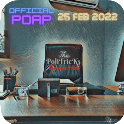 Official Release, "PoliTricks & Riddim" by MC "The Satoshi of Music"  POAP image