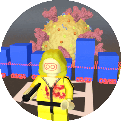 Optimistic Oracle - Will the 7-day COVID-19 case average in the USA be below 25,000 by April 1? POAP image