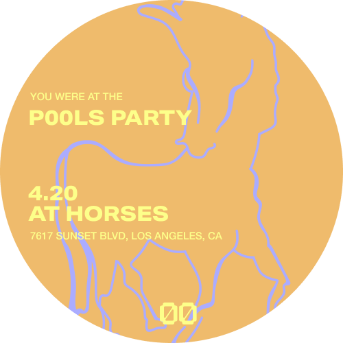 P00LS party at Horses POAP image