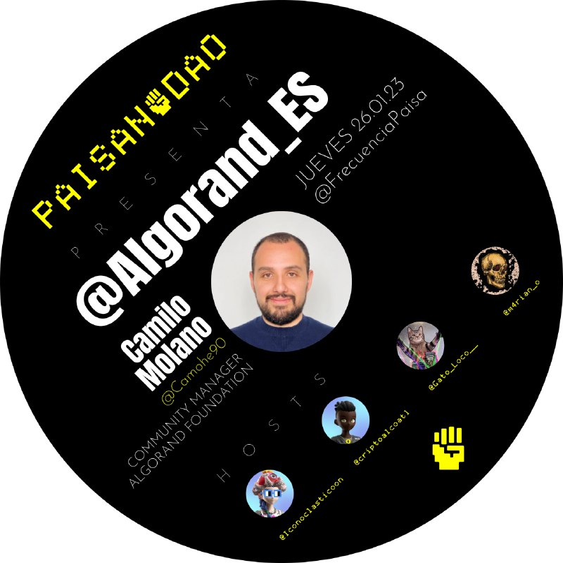 PaisanoDAO presenta: @Algorand POAP image