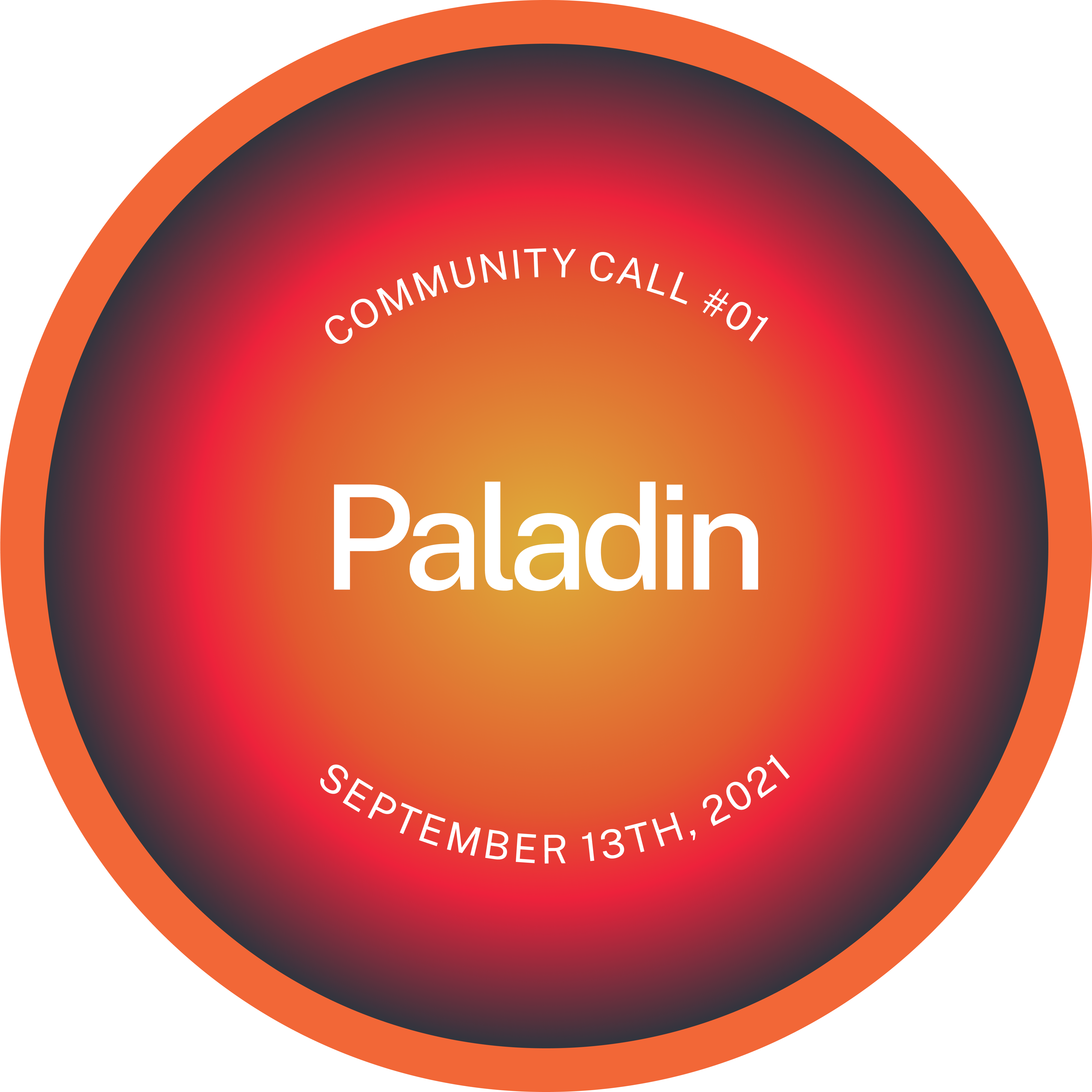 Paladin Community Call #1 - September 13th, 2021  POAP image