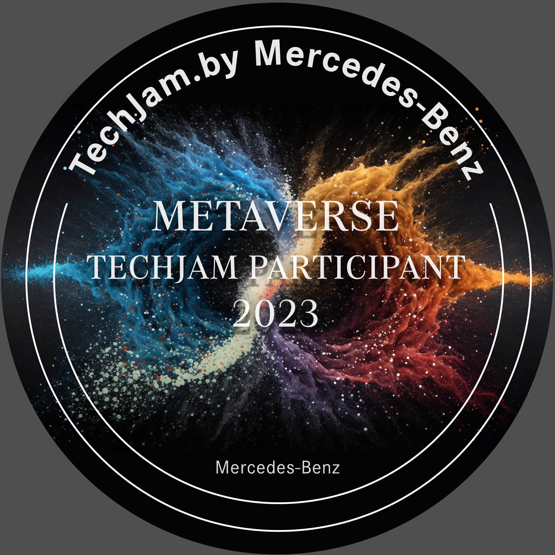 Participant of Metaverse and Web3 TechJam.by Mercedes-Benz 2023 POAP image