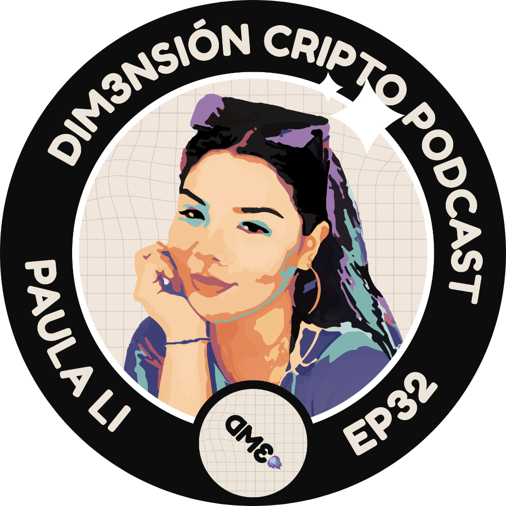 PAULA LI en la DIM3NSION CRIPTO - MAY23 POAP image