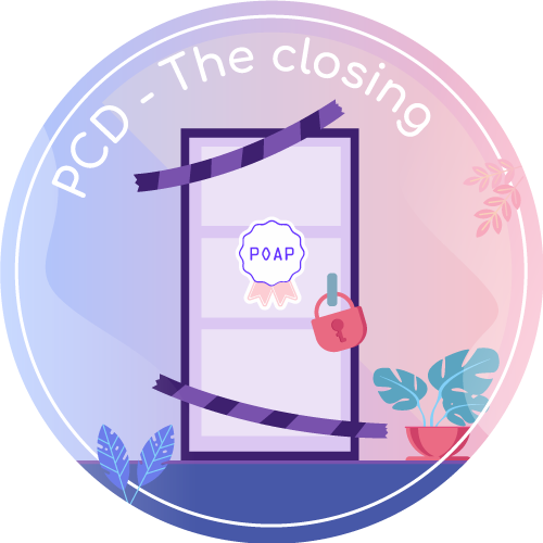 PCD - Closes the gate POAP image