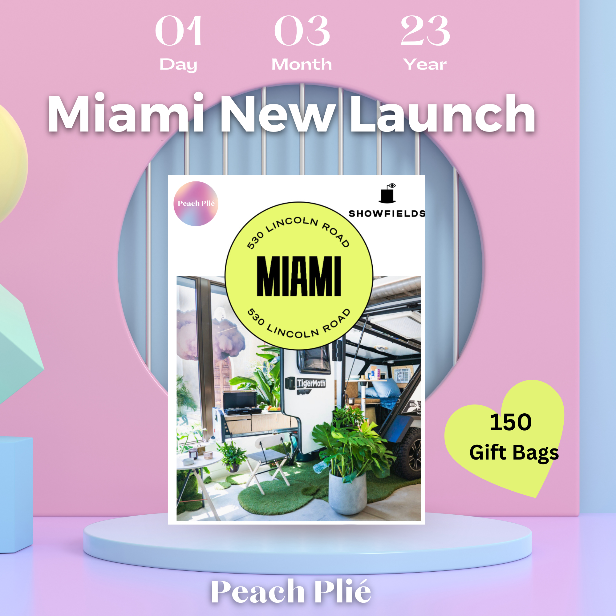 Peach Plié Miami New Launch March 1 2023  POAP image