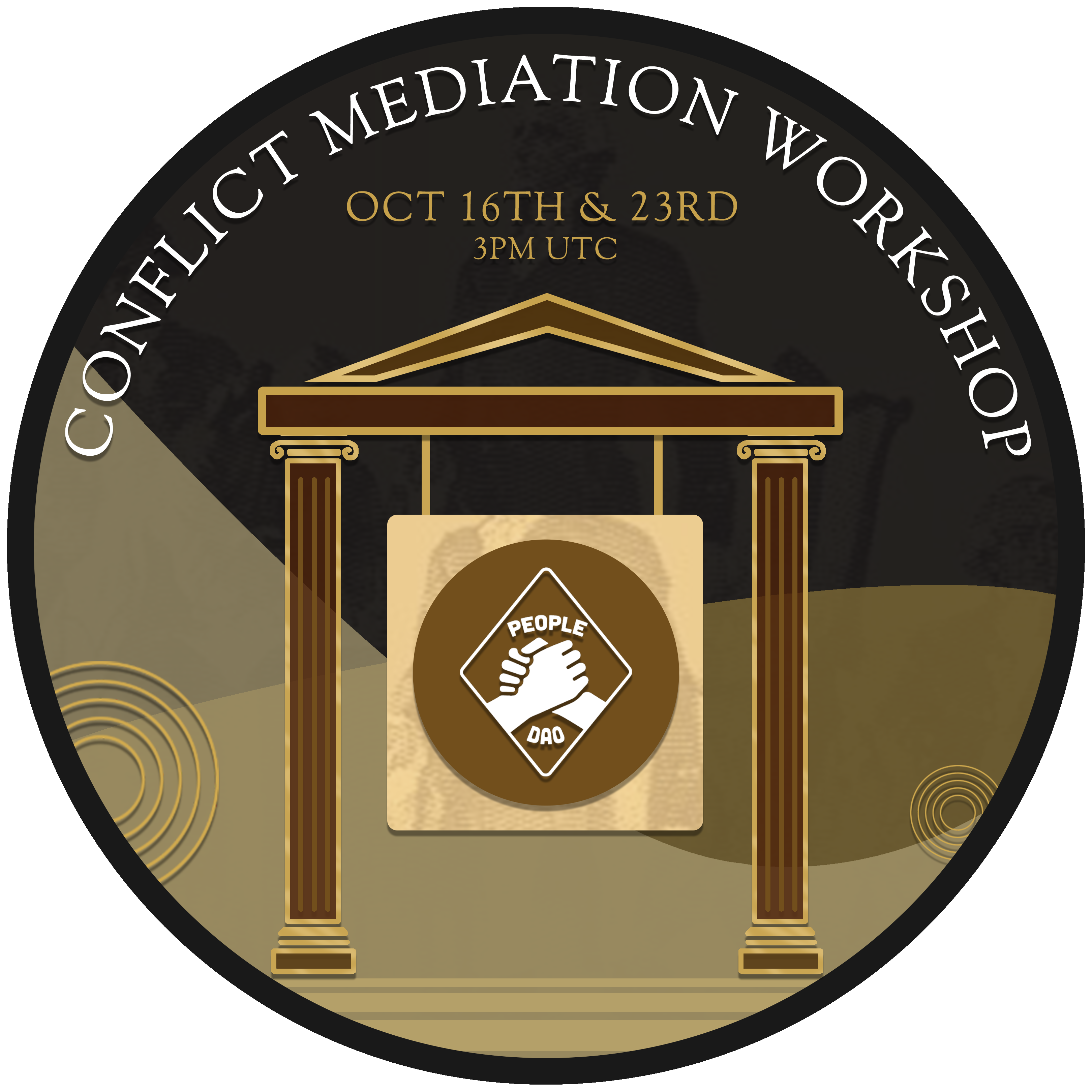 PEOPLE DAO CONFLICT MEDIATION WORKSHOP POAP image
