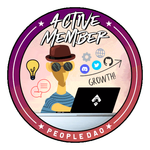 PeopleDAO Active Membooor POAP image